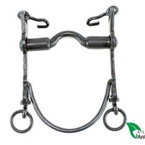 BOCADO VAQUERO FIJO-CURVO INGLÉS LIMÓN PAVONADO E/12.5 Nº85
